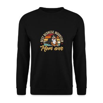 Bouvier bernois - Sweat-shirt Unisexe - noir - Devant - Alina (178cm) & Michal (187cm)