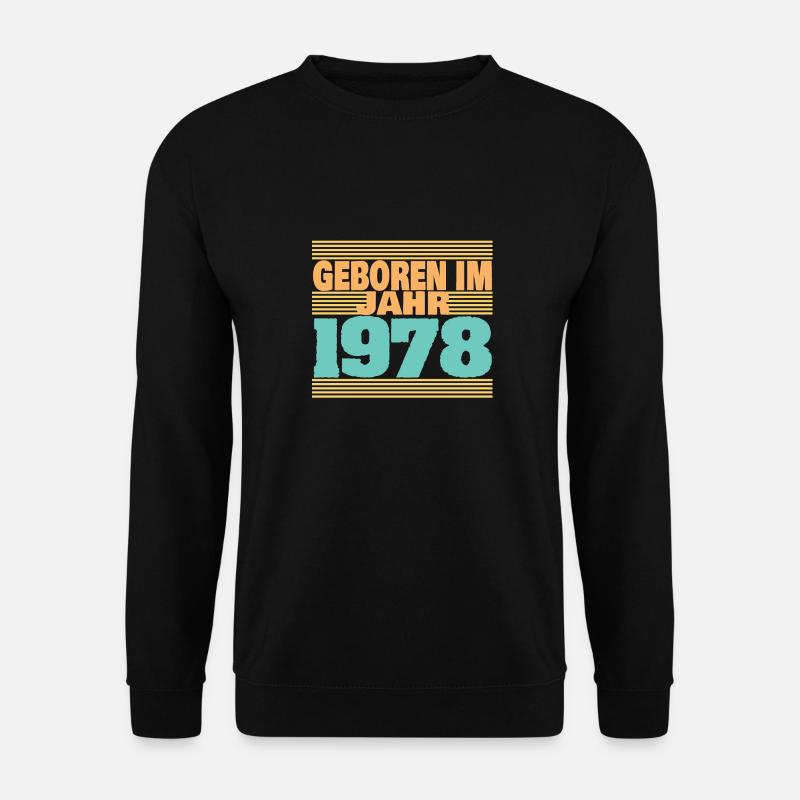 Jahr 1978 - Unisex Pullover - Schwarz