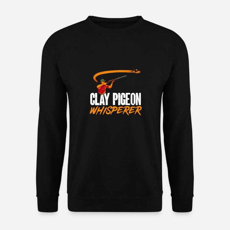 Trapschießen Skeet Tontaubenschießen - Unisex Pullover - Schwarz