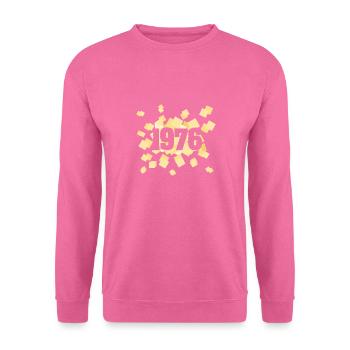 Né en 1976 - Sweat-shirt Unisexe - rose - Devant