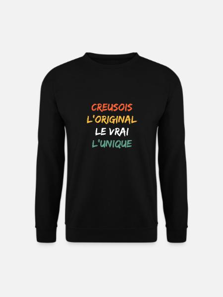 creusois - Sweat-shirt Unisexe - noir