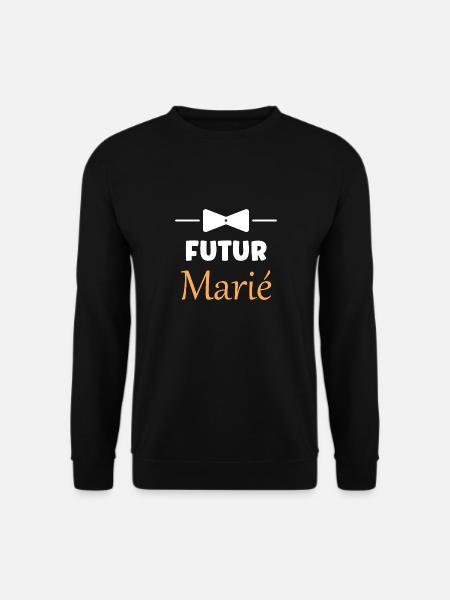 Futur marié - Sweat-shirt Unisexe - noir