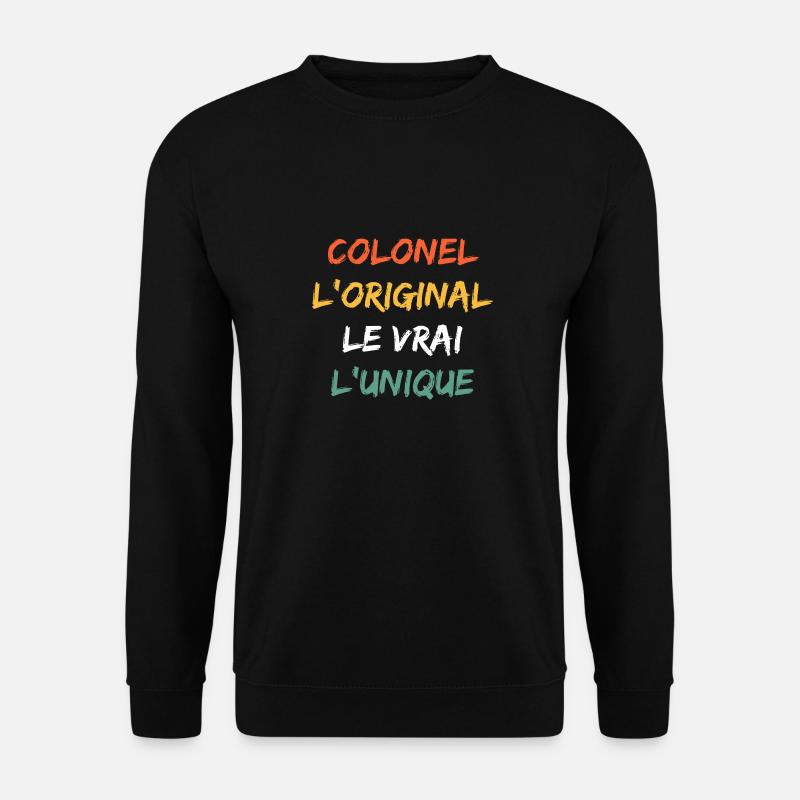 colonel - Sweat-shirt Unisexe - noir