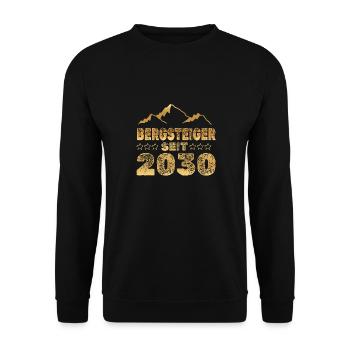 in 2030 - Unisex Pullover - Schwarz - Vorne - Alina (178cm) & Michal (187cm)