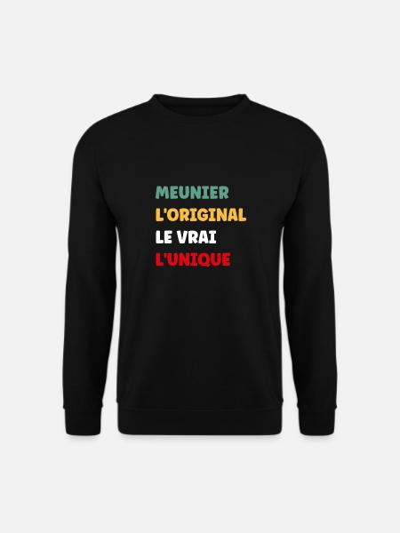 Meunier - Sweat-shirt Unisexe - noir