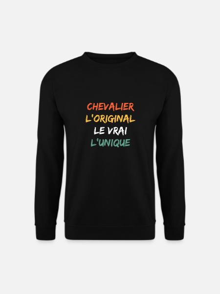 chevalier - Sweat-shirt Unisexe - noir