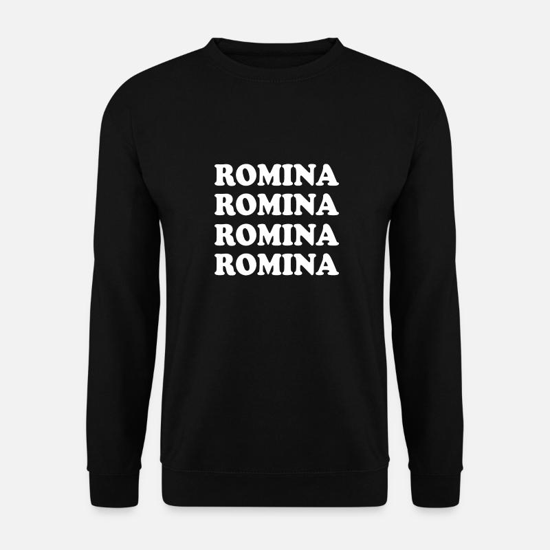 Name Romina - Unisex Sweatshirt - black
