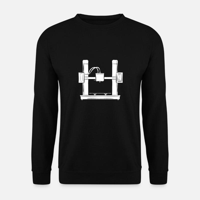 3D Printer 3D Printing - Unisex Sweatshirt - black