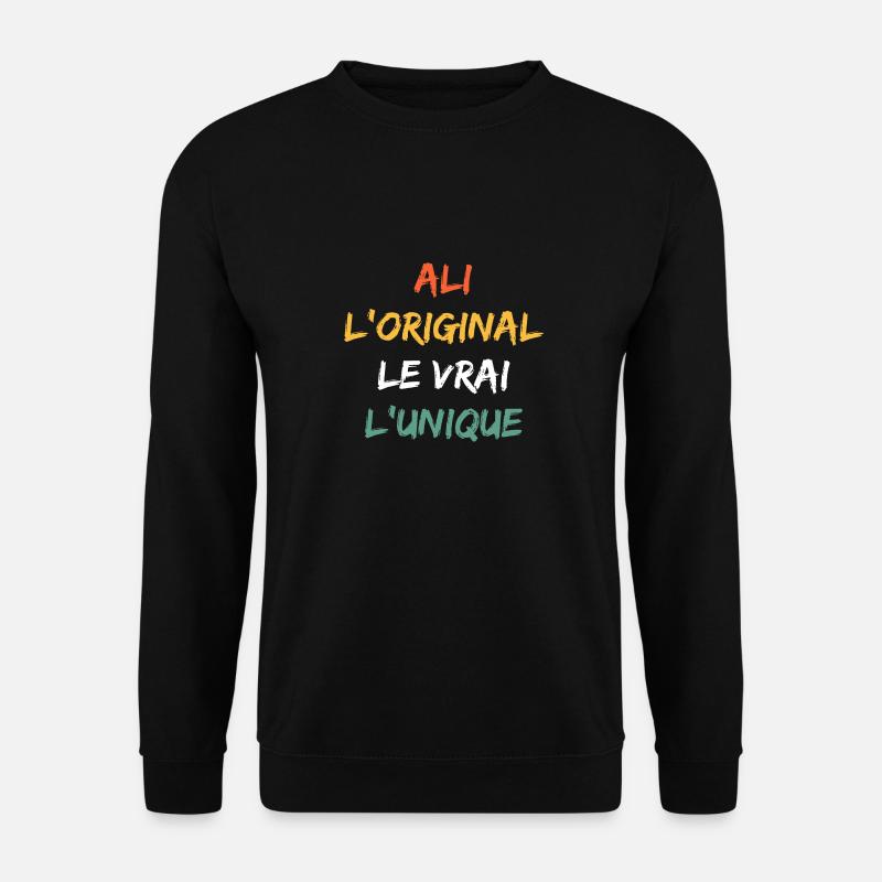 ali - Sweat-shirt Unisexe - noir