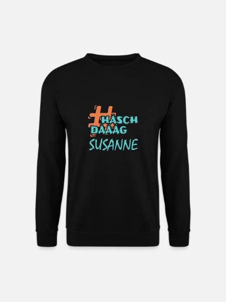 Susanne - Sweat-shirt Unisexe - noir