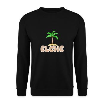 Moose Moose - Unisex Sweatshirt - black - Front - Alina (178cm) & Michal (187cm)