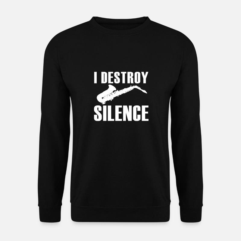 Saxophone - Sweat-shirt Unisexe - noir