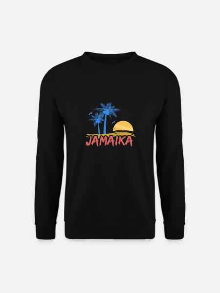 Strand Jamaika Jamaica - Unisex Pullover - Schwarz