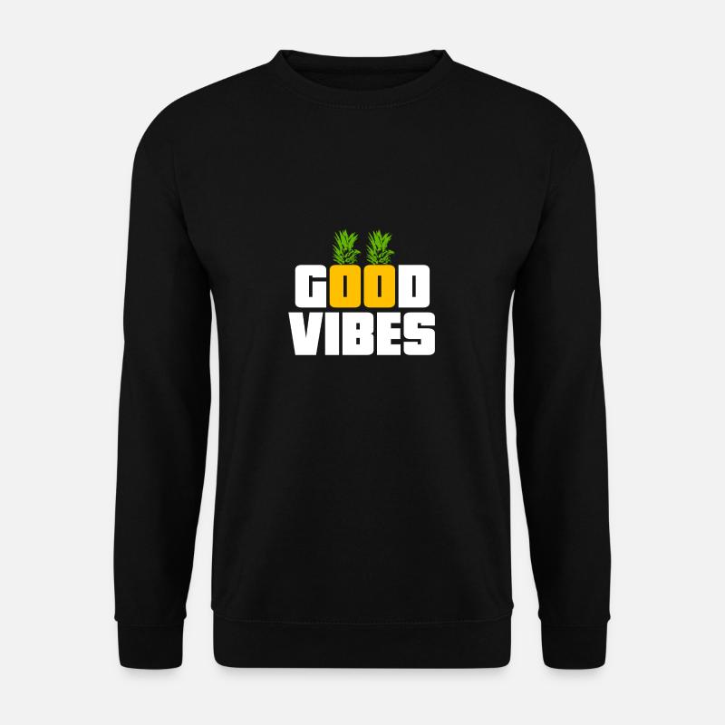 Ananas - Unisex Pullover - Schwarz