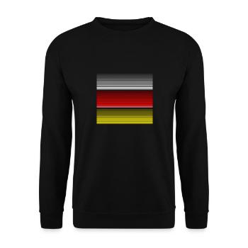 Cool Ossetia Flag Vapor Wave Designs - Unisex Sweatshirt - black - Front - Alina (178cm) & Michal (187cm)