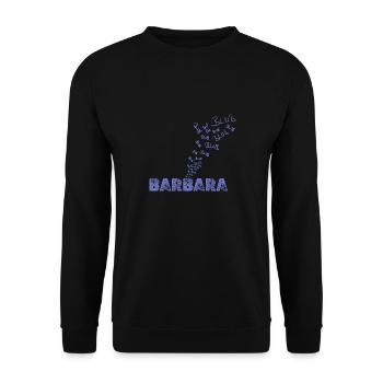Wassersport Barbara - Unisex Pullover - Schwarz - Vorne - Alina (178cm) & Michal (187cm)