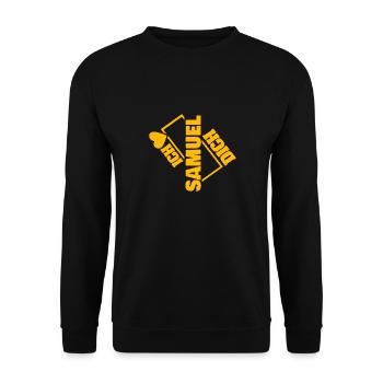 Lovers for Samuel Couple Love - Unisex Sweatshirt - black - Front - Alina (178cm) & Michal (187cm)
