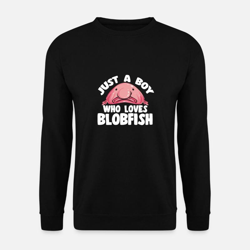 Poisson blob - Sweat-shirt Unisexe - noir