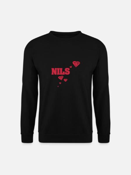 Prénom Nils - Sweat-shirt Unisexe - noir