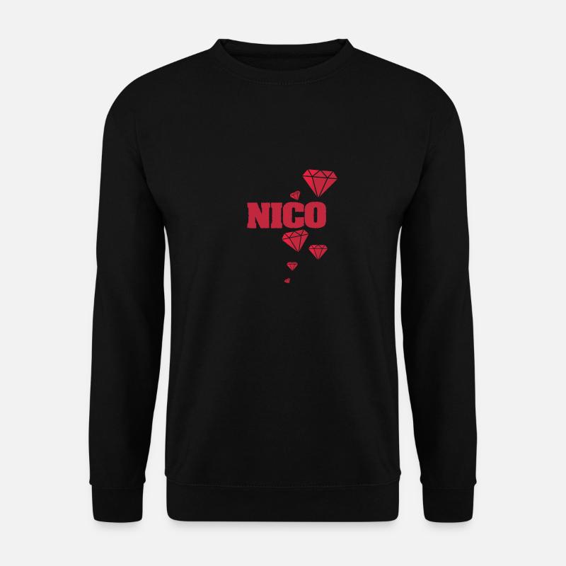 Geschenk für Nico - Unisex Pullover - Schwarz