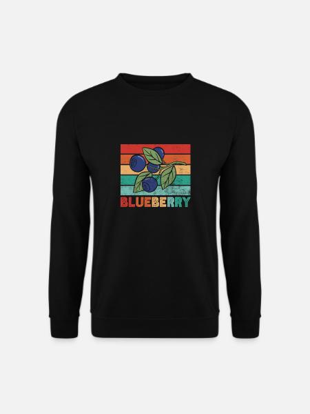 Blueberry, Fruit, Blueberry - Unisex Sweatshirt - black