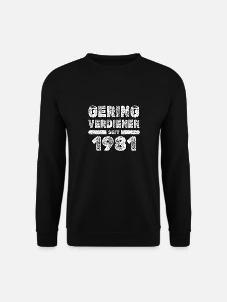 Spruch 1981 - Unisex Pullover - Schwarz
