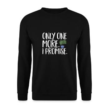 Monstera Deliciosa Albo Plante d’intérieur botanique - Sweat-shirt Unisexe - noir - Devant - Alina (178cm) & Michal (187cm)