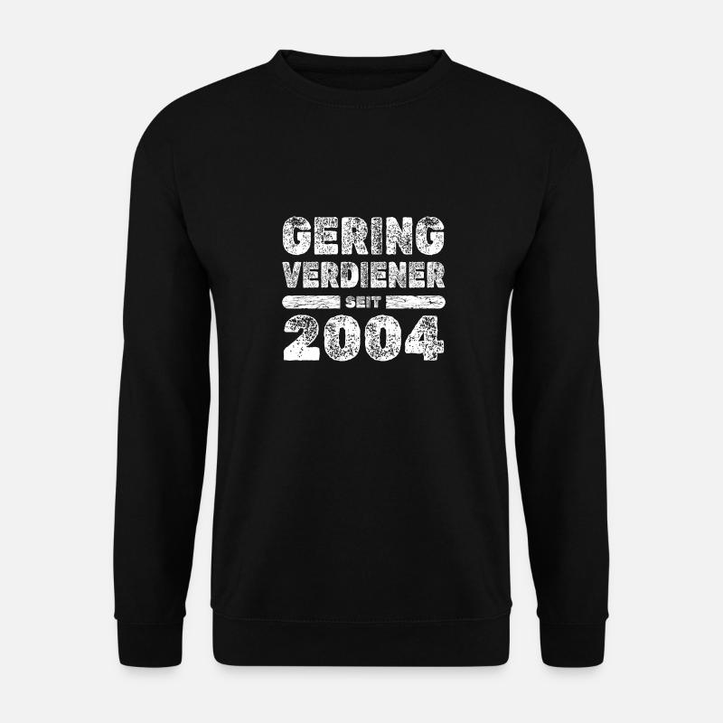 Geringverdiener 2004 - Unisex Pullover - Schwarz