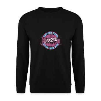 Josse comme fête des pères - Sweat-shirt Unisexe - noir - Devant - Alina (178cm) & Michal (187cm)