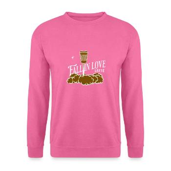 Amateur de café au lait Caféine Infusion Thé Espresso - Sweat-shirt Unisexe - rose - Devant