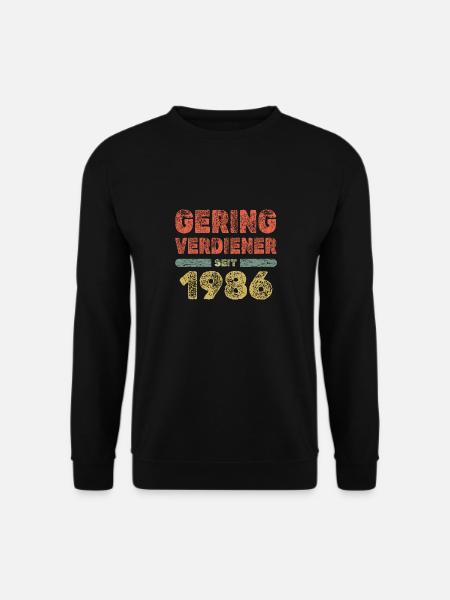 Low-income earners 1986 - Unisex Sweatshirt - black