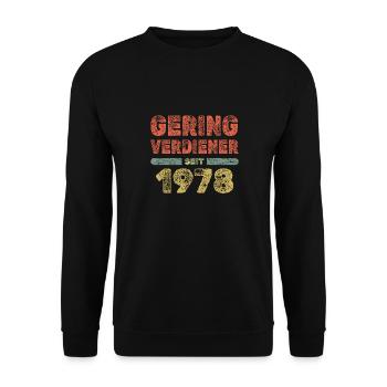 Dicton 1978 - Sweat-shirt Unisexe - noir - Devant - Alina (178cm) & Michal (187cm)