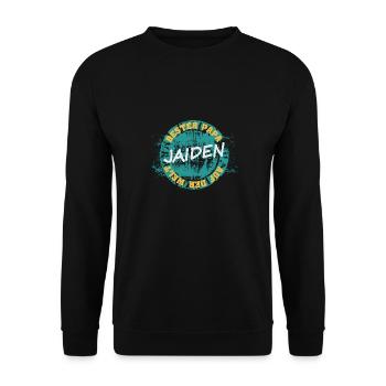 Gift for Jaids - Unisex Sweatshirt - black - Front - Alina (178cm) & Michal (187cm)