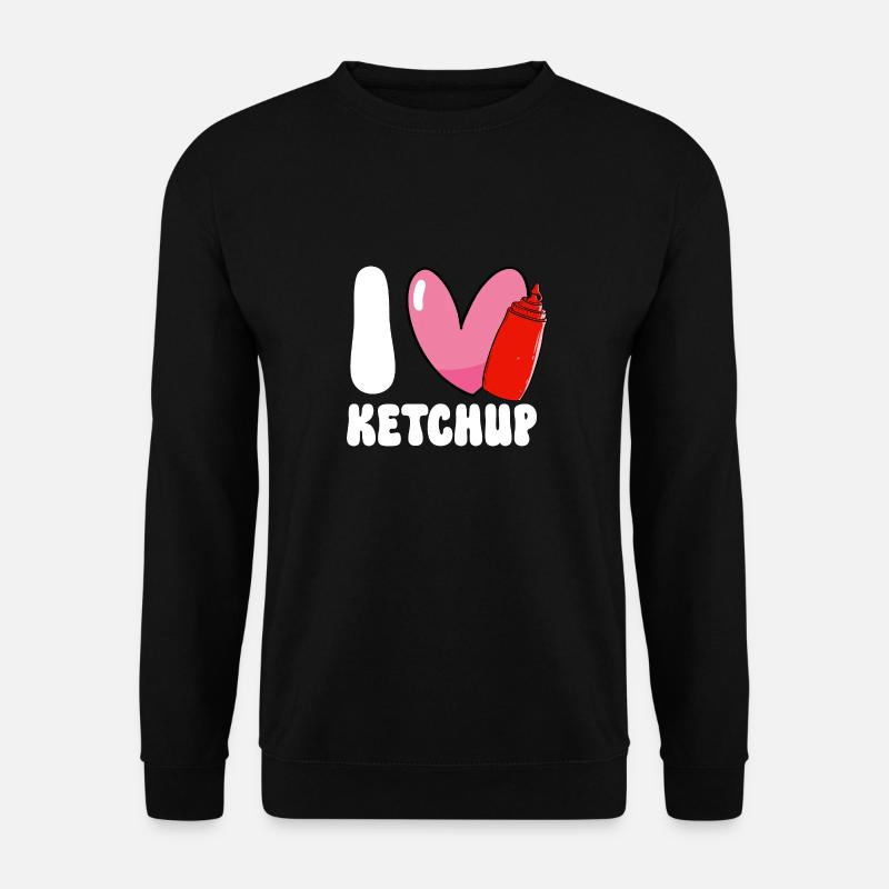 Ketchup Ketchup à la tomate - Sweat-shirt Unisexe - noir