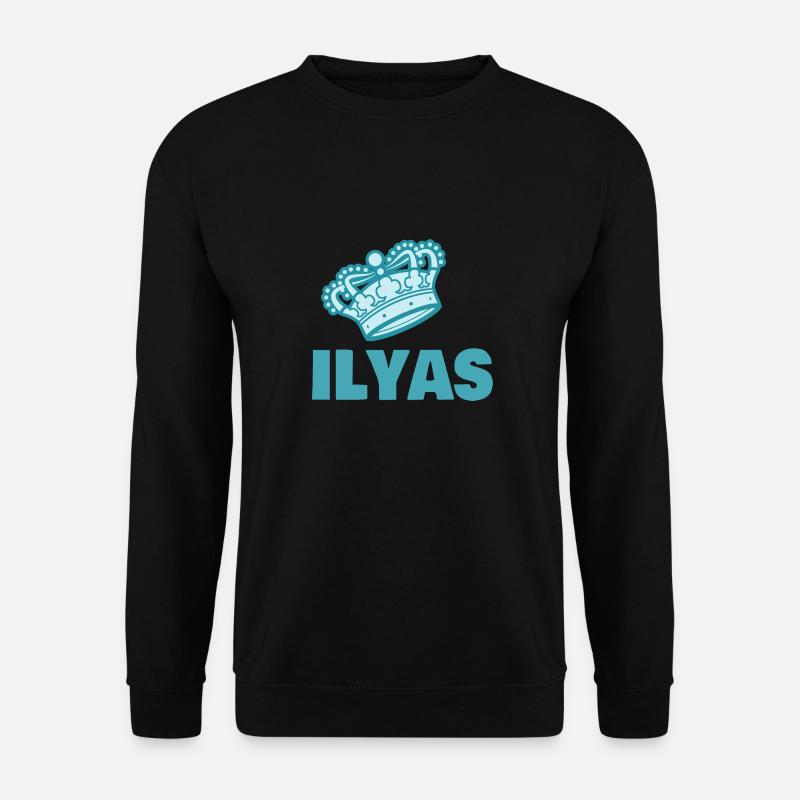 First name Ilyas - Unisex Sweatshirt - black