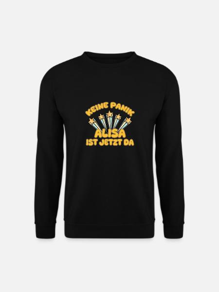 First name Alisa - Unisex Sweatshirt - black