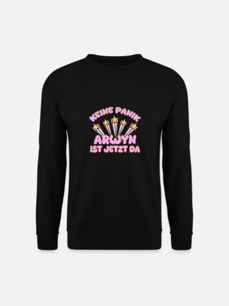 Arwyn as a woman's name - Unisex Sweatshirt - black