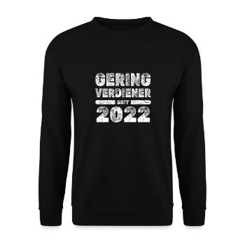 2022 - Sweat-shirt Unisexe - noir - Devant - Alina (178cm) & Michal (187cm)