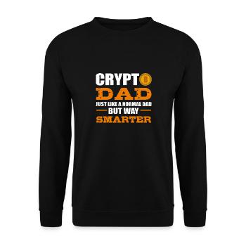 Bitcoin - Unisex Pullover - Schwarz - Vorne - Alina (178cm) & Michal (187cm)