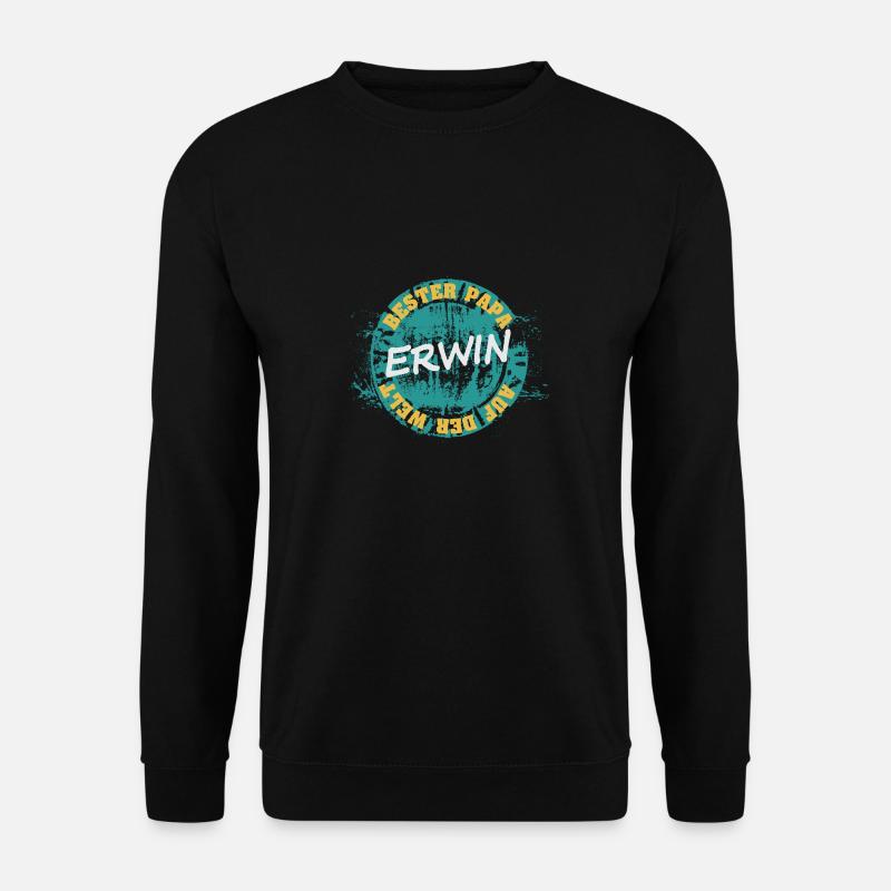 Father's Day Erwin - Unisex Sweatshirt - black