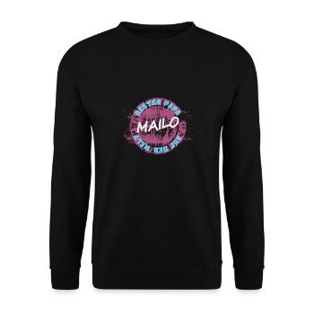 Vatertag Mailo - Unisex Pullover - Schwarz - Vorne - Alina (178cm) & Michal (187cm)