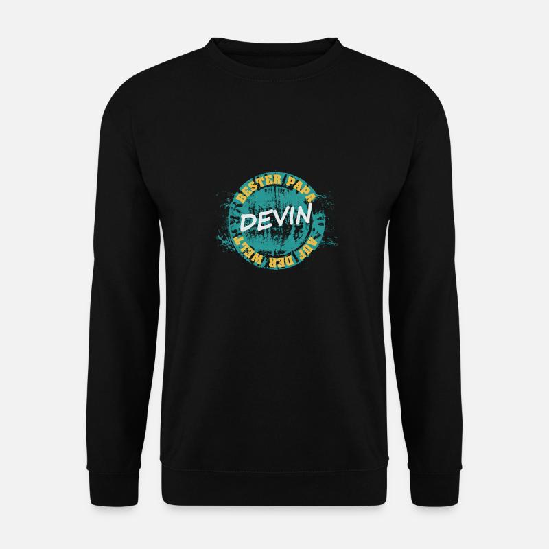Father's Day Devin - Unisex Sweatshirt - black