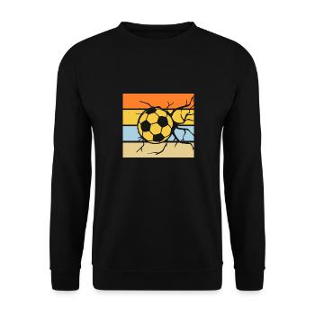 Joueur de football Football - Sweat-shirt Unisexe - noir - Devant - Alina (178cm) & Michal (187cm)