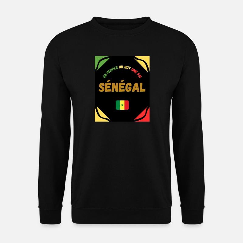 SENEGAL - Unisex Sweatshirt - black