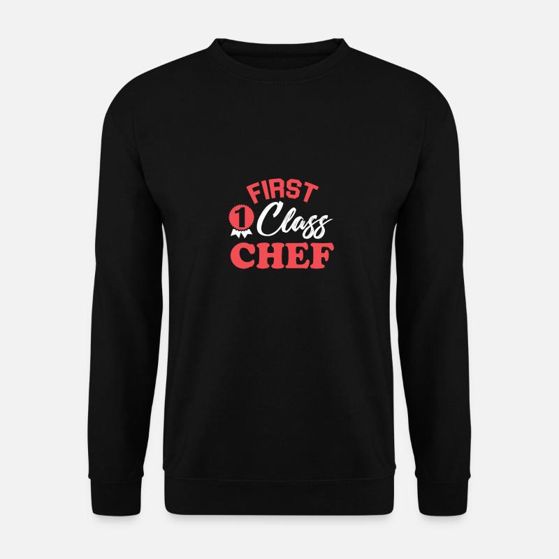 Erstklassiger Koch - Unisex Pullover - Schwarz