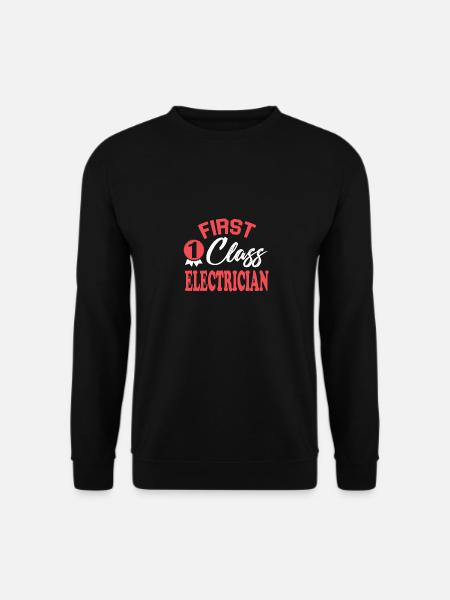 First-class electronics technician - Unisex Sweatshirt - black