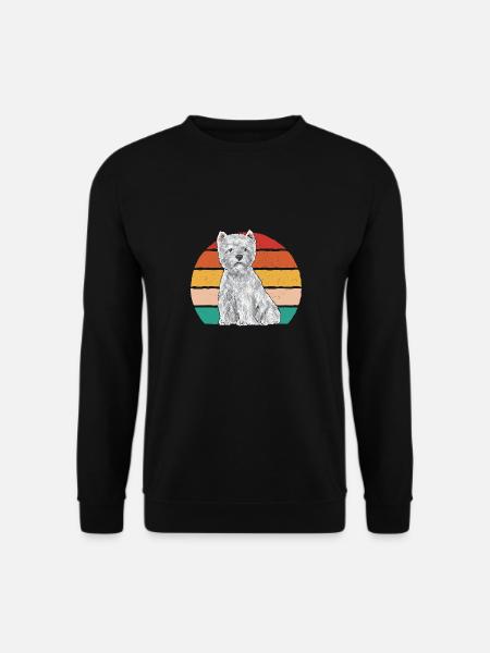 West Highland White Terrier Westie - Unisex Sweatshirt - black