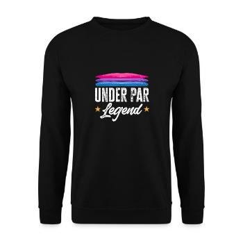 Discgolf Disc Golf Frisbee - Unisex Pullover - Schwarz - Vorne - Alina (178cm) & Michal (187cm)