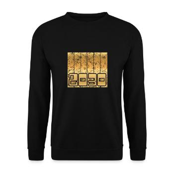 2030 - Unisex Sweatshirt - black - Front - Alina (178cm) & Michal (187cm)