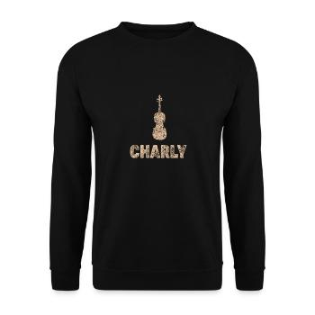 Cello Charly - Unisex Sweatshirt - black - Front - Alina (178cm) & Michal (187cm)